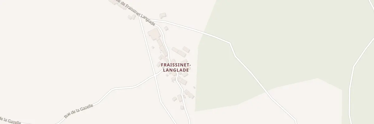Plan du 5169 Fraissinet Langlade au Malzieu-Forain