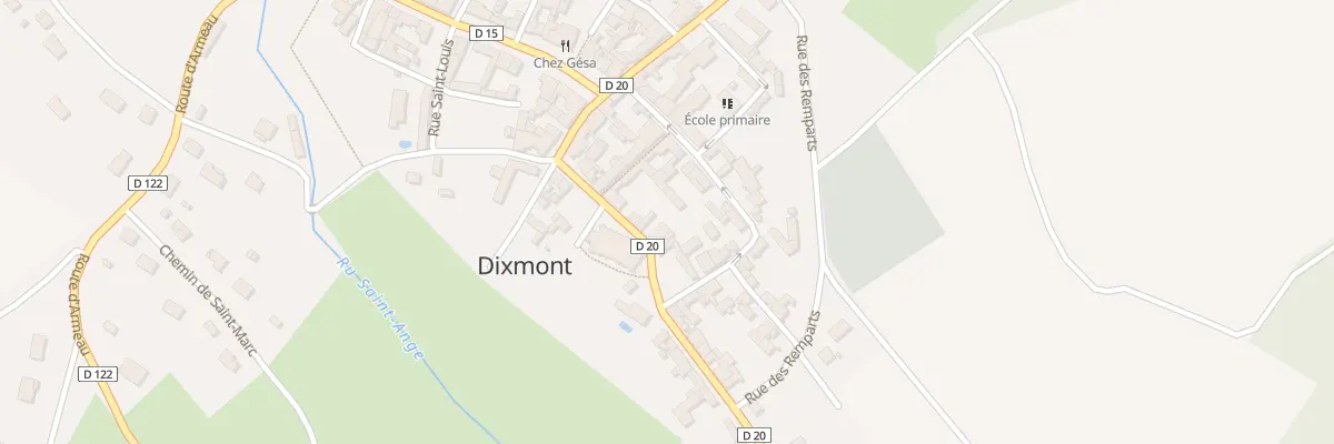 Plan du 11 Rue de l’Église à Dixmont