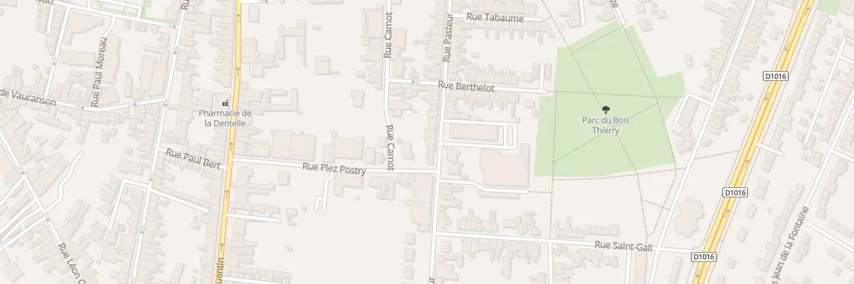 Plan du 50 Rue Pasteur à Caudry