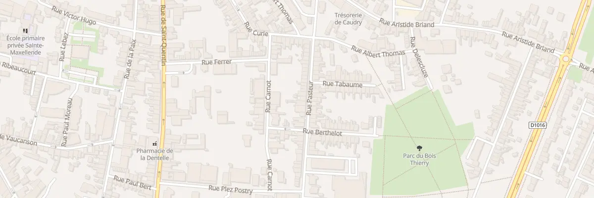 Plan du 28 Rue Pasteur à Caudry
