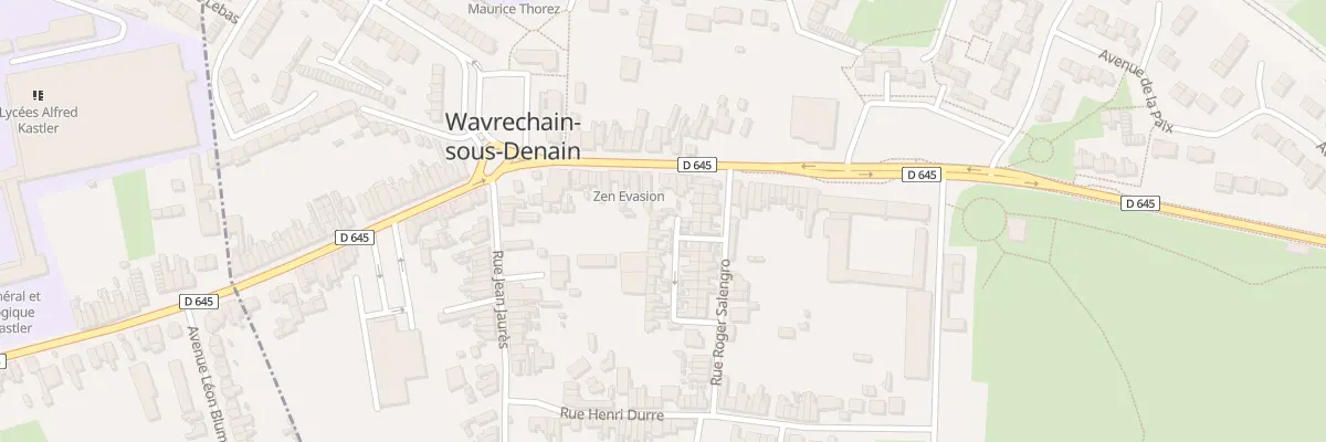Plan du 28 Rue Roger Salengro à Wavrechain-sous-Denain