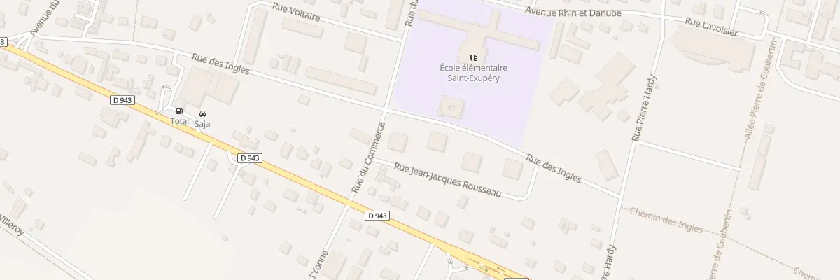Plan du 3 Rue des Ingles à Joigny