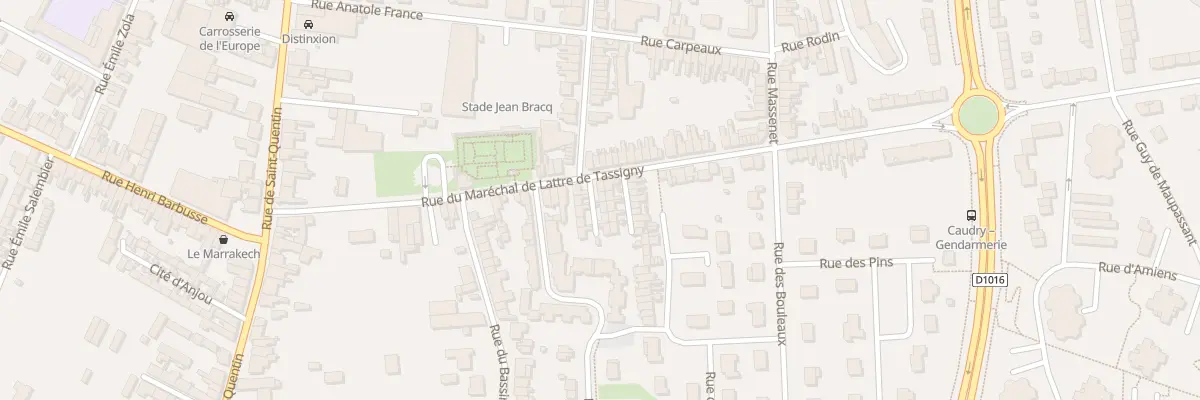 Plan du 32B Rue Mal Delattre de Tassigny à Caudry