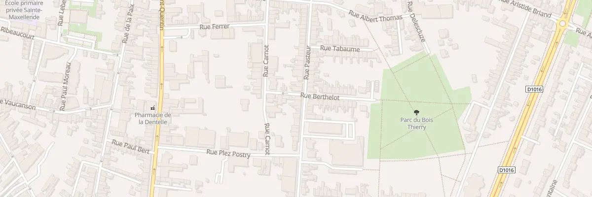 Plan du 36 Rue Pasteur à Caudry