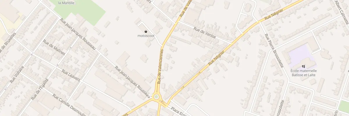 Plan du 84 Rue de Valenciennes à Caudry