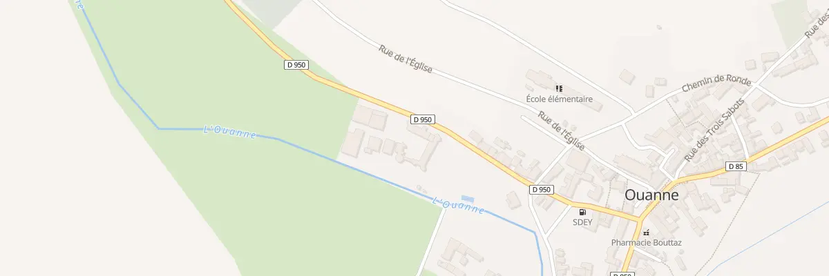 Plan du 7 Rue de Toucy à Ouanne