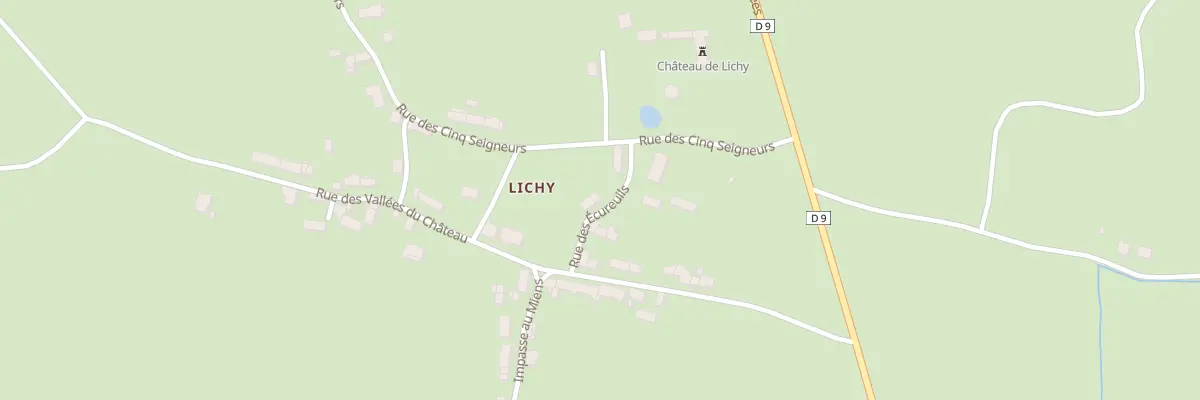 Plan du 9004 Lichy à Bona