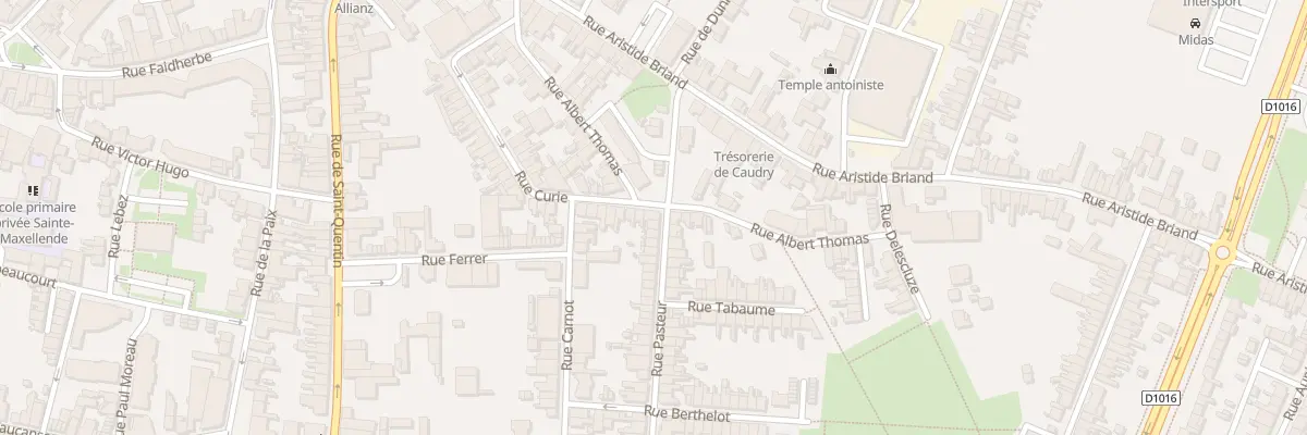Plan du 38 Rue Albert Thomas à Caudry