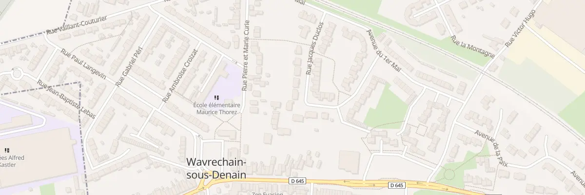 Plan du 29 Rue Jacques Duclos à Wavrechain-sous-Denain