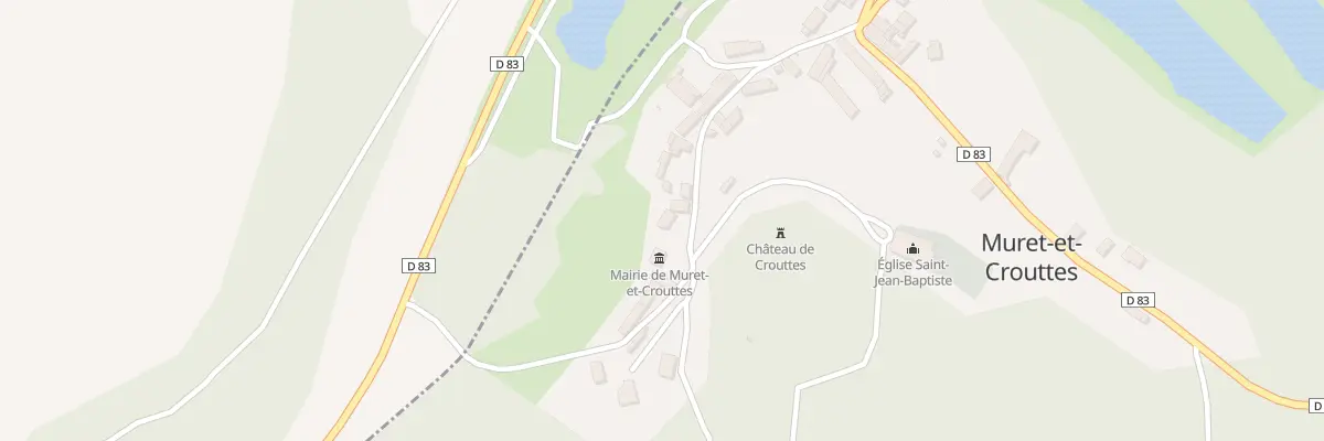 Plan du 13 Rue du Château à Muret-et-Crouttes