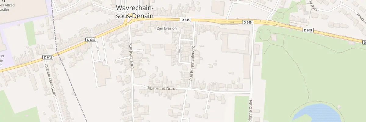 Plan du 27 Rue Roger Salengro à Wavrechain-sous-Denain