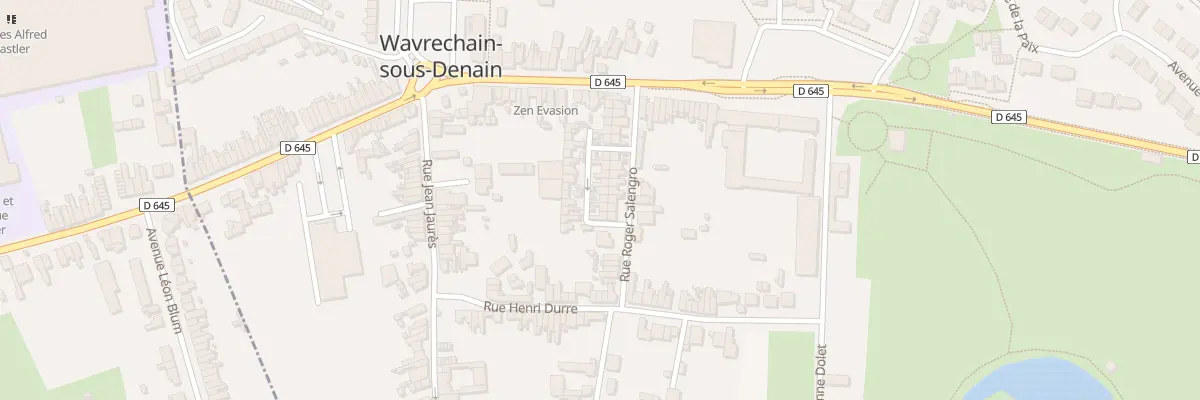 Plan du 25 Rue Roger Salengro à Wavrechain-sous-Denain