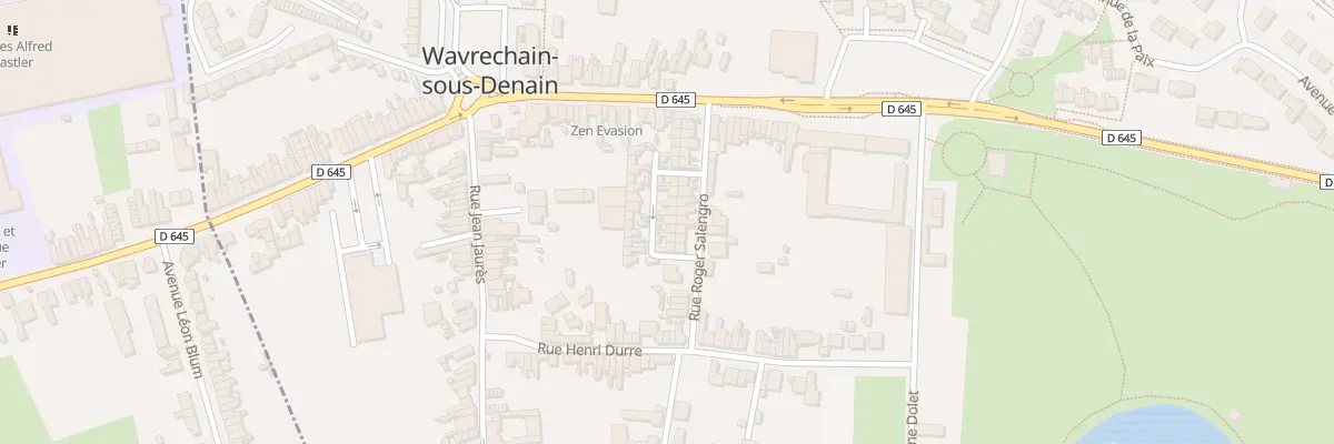 Plan du 24 Rue Roger Salengro à Wavrechain-sous-Denain