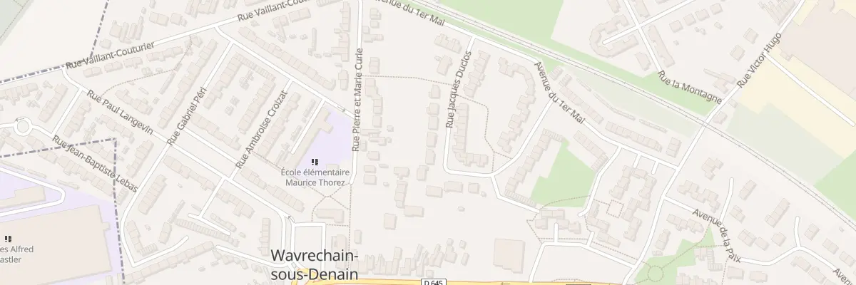 Plan du 31 Rue Jacques Duclos à Wavrechain-sous-Denain