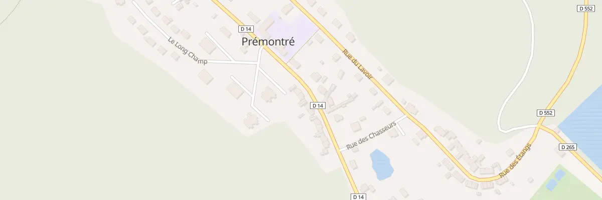 Plan du 30 Rue Eugène Potelet à Prémontré