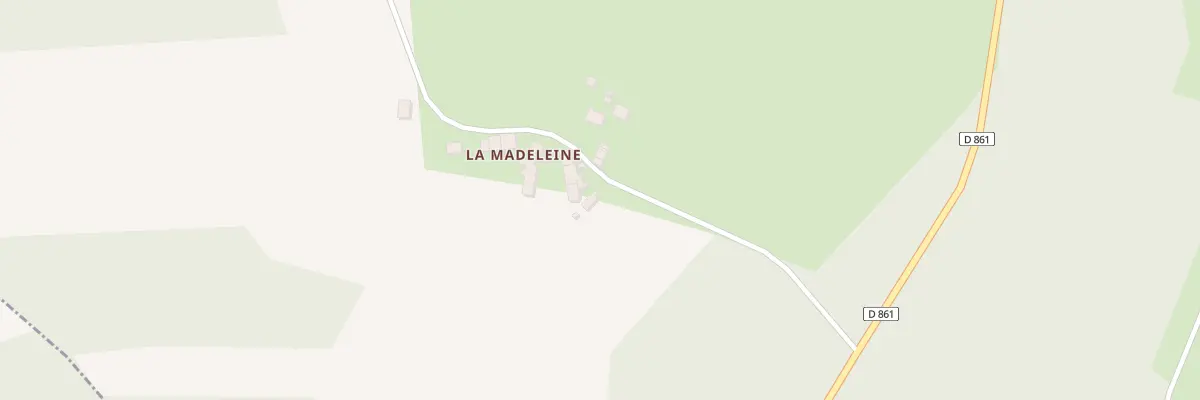 Plan du 5008 La Madeleine à Montfaucon