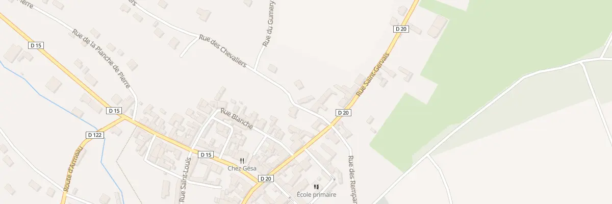 Plan du 85 Le Village à Dixmont