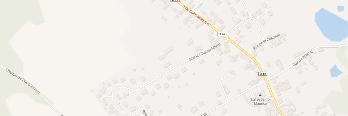 Plan du 9001 Rue le Champ Marot à Brancourt-en-Laonnois