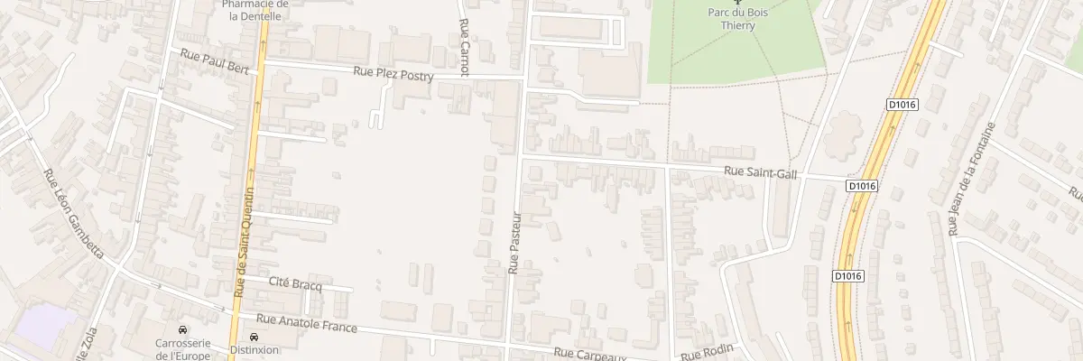 Plan du 89 Rue Pasteur à Caudry