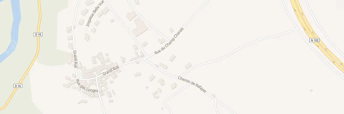 Plan du 5001 Rafayet à Vieille-Brioude