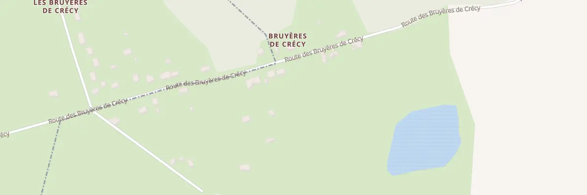 Plan du 33 Rte des Bruyères de Crécy à Decize