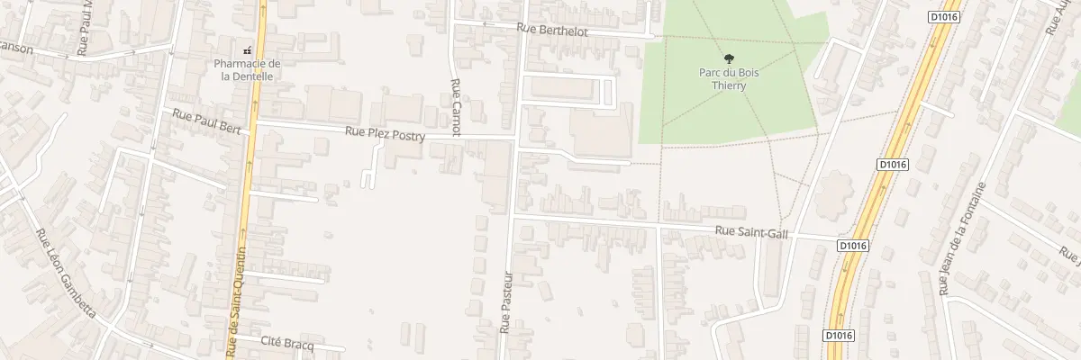 Plan du 61 Rue Pasteur à Caudry