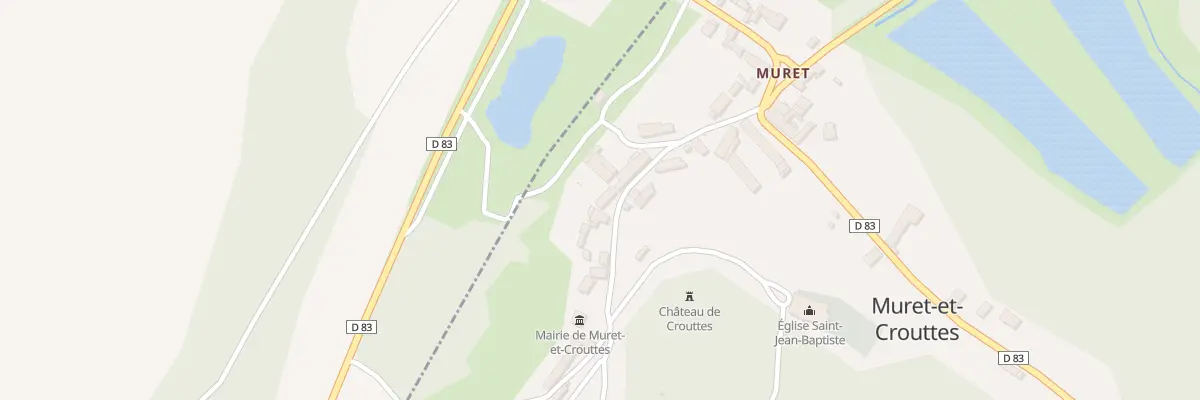 Plan du 5 Rue du Château à Muret-et-Crouttes