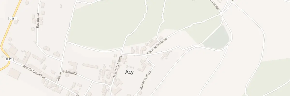 Plan du 3 Pl de la Mairie à Acy