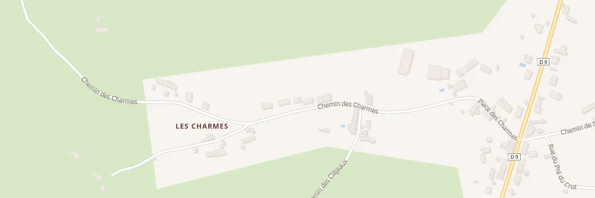 Plan du 8 Che des Charmes à Trois-Vèvres