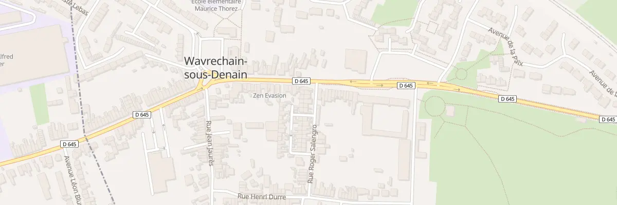 Plan du 3 Rue Roger Salengro à Wavrechain-sous-Denain