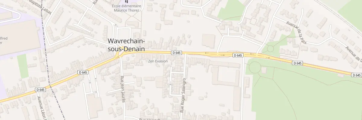 Plan du 1 Rue Roger Salengro à Wavrechain-sous-Denain