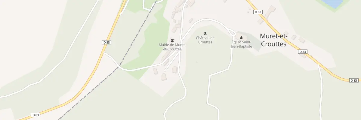Plan du 14 Rue du Château à Muret-et-Crouttes