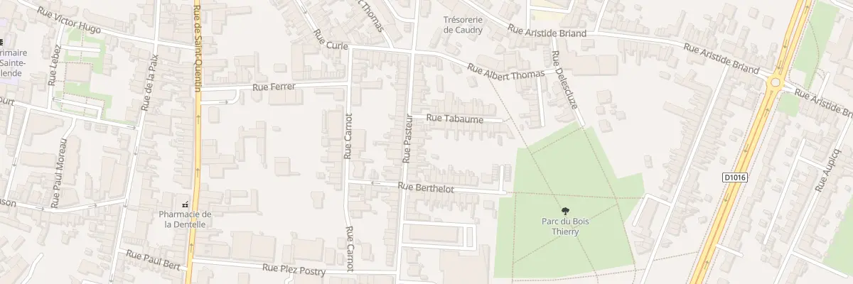 Plan du 25 Rue Pasteur à Caudry