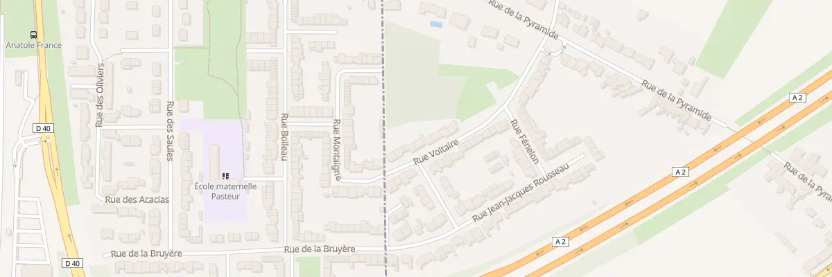 Plan du 9 Rue Voltaire à Haulchin
