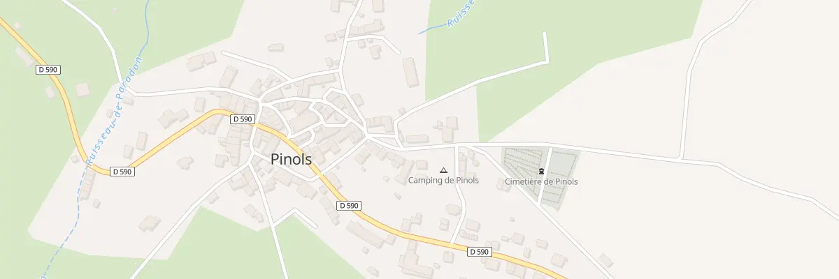 Plan du 5051 Le Bourg à Pinols