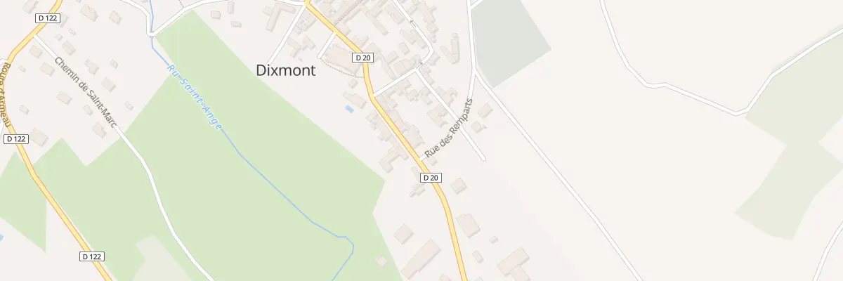 Plan du 9 Rue de la Porte du Bois à Dixmont
