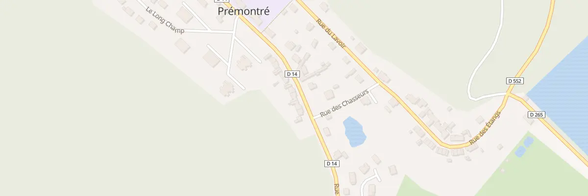 Plan du 38 Rue Eugène Potelet à Prémontré