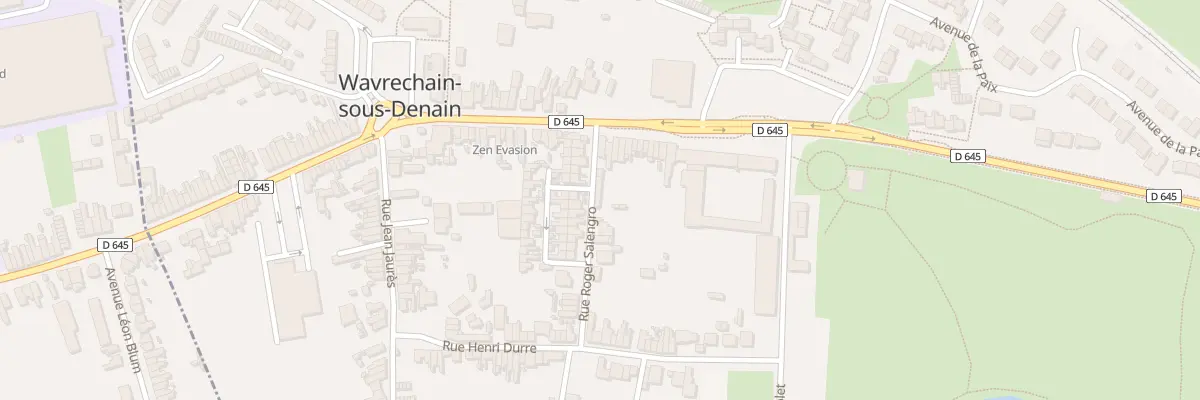 Plan du 14 Rue Roger Salengro à Wavrechain-sous-Denain
