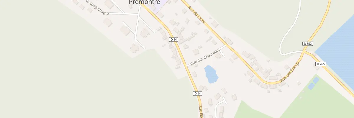 Plan du 40 Rue Eugène Potelet à Prémontré