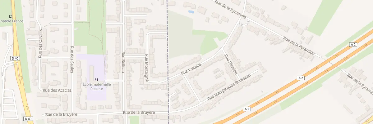 Plan du 7 Rue Voltaire à Haulchin