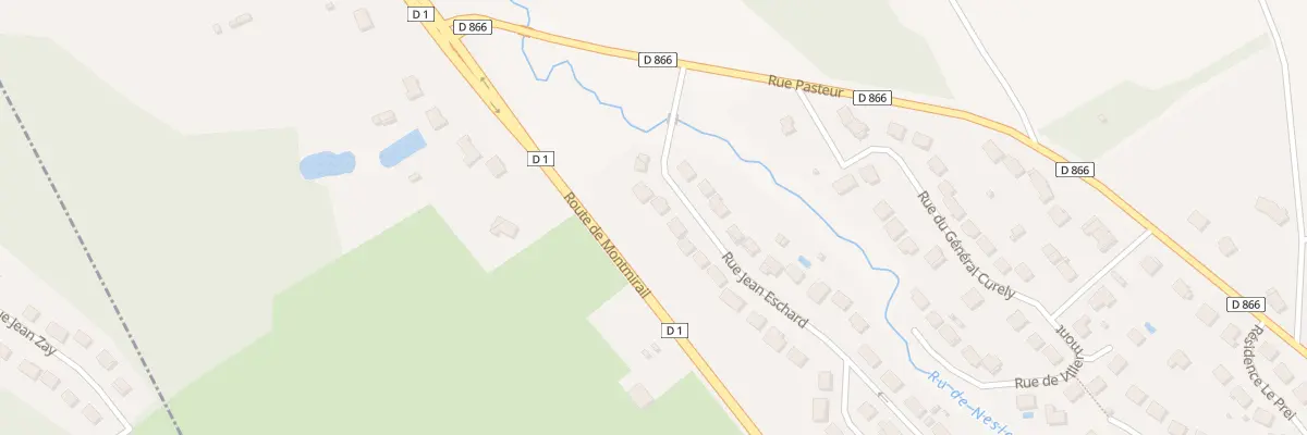 Plan du 67 Rue Jean Eschard à Nesles-la-Montagne