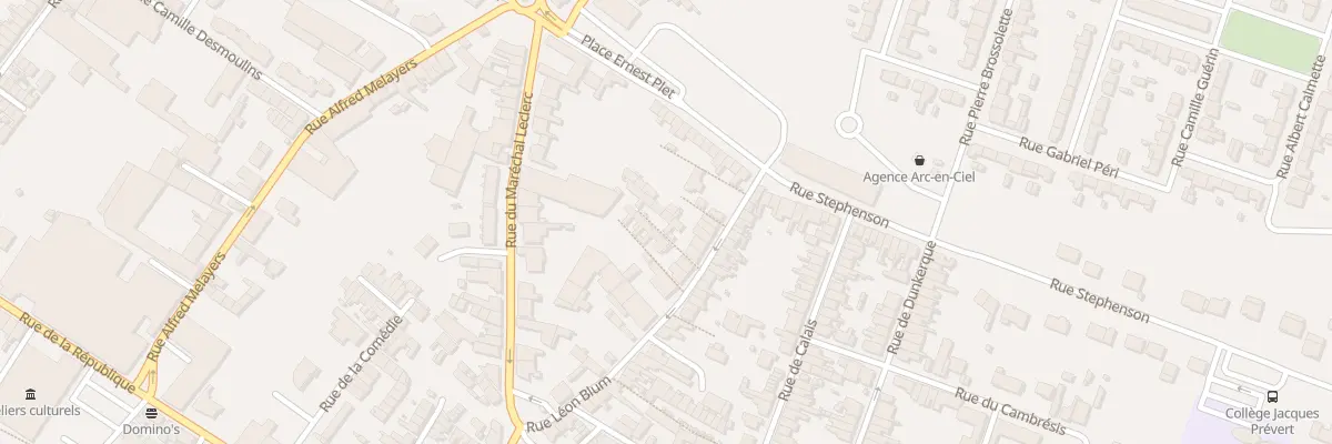 Plan du 35T Rue Léon Blum à Caudry