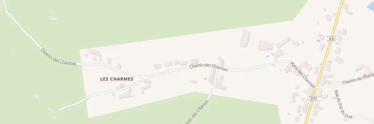 Plan du 6 Les Charmes à Trois-Vèvres