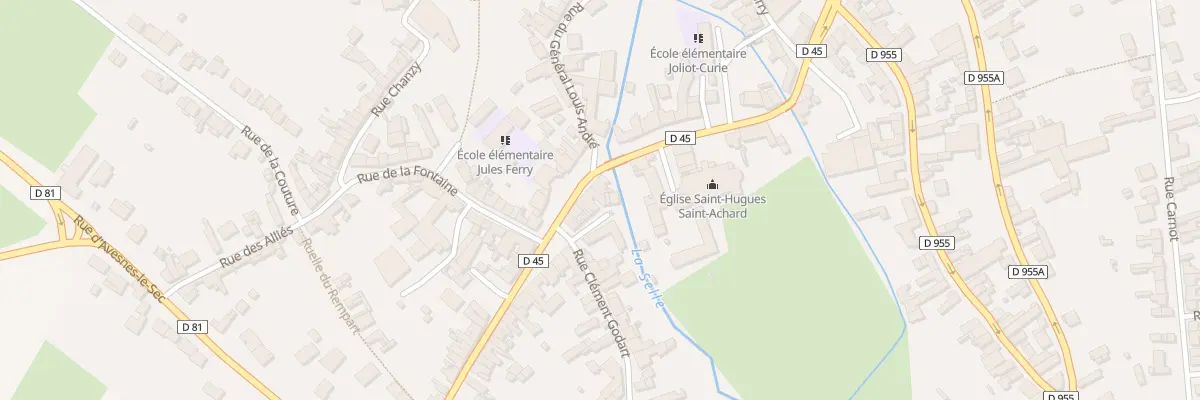 Plan du 1B Rue Clément Godart à Haspres