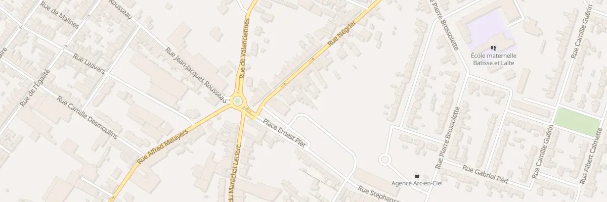 Plan du 10Q Rue Négrier à Caudry