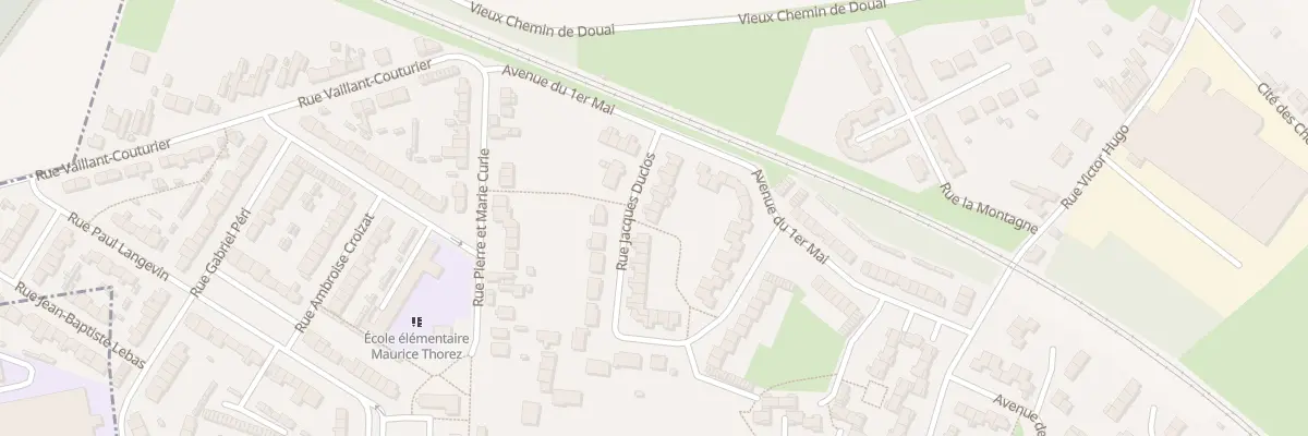Plan du 38 Rue Jacques Duclos à Wavrechain-sous-Denain