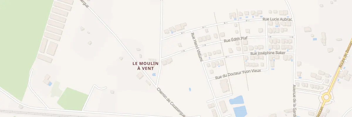 Plan du 353 Rue Edith Piaf à Vias