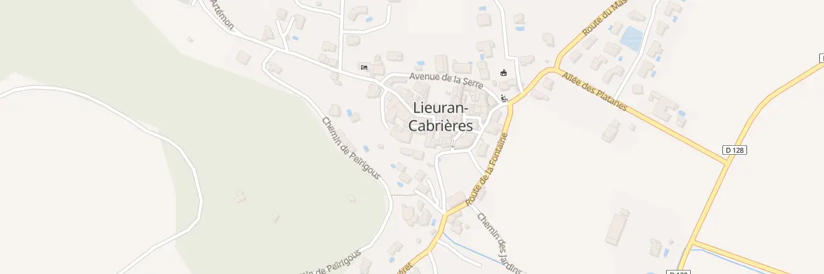 Plan du 2 Plan du Four à Lieuran-Cabrières