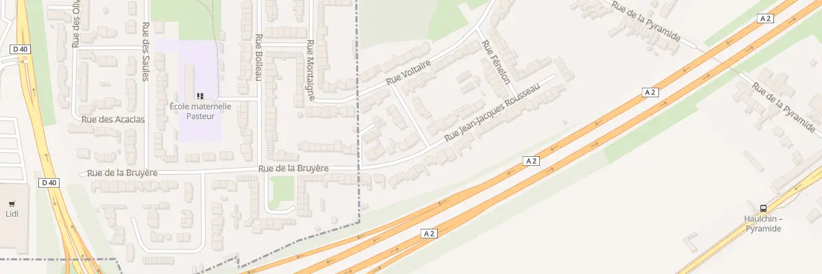 Plan du 31 Rue Jean-Jacques Rousseau à Haulchin
