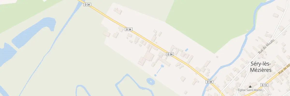 Plan du 11 Rue de la Gare à Séry-lès-Mézières